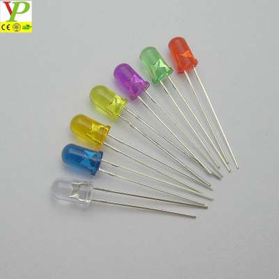 ultra bright all color available 5mm oval/round led diode for india