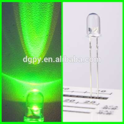 led 5mm ultra bright green diode light emitting diodes