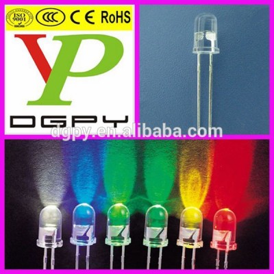 5mm Led diode 7 Color electronic components