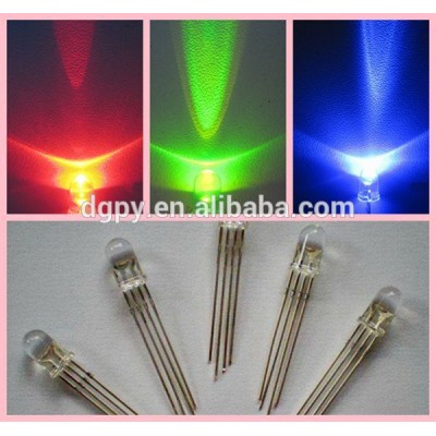 high quality 5mm round rgb led display dip